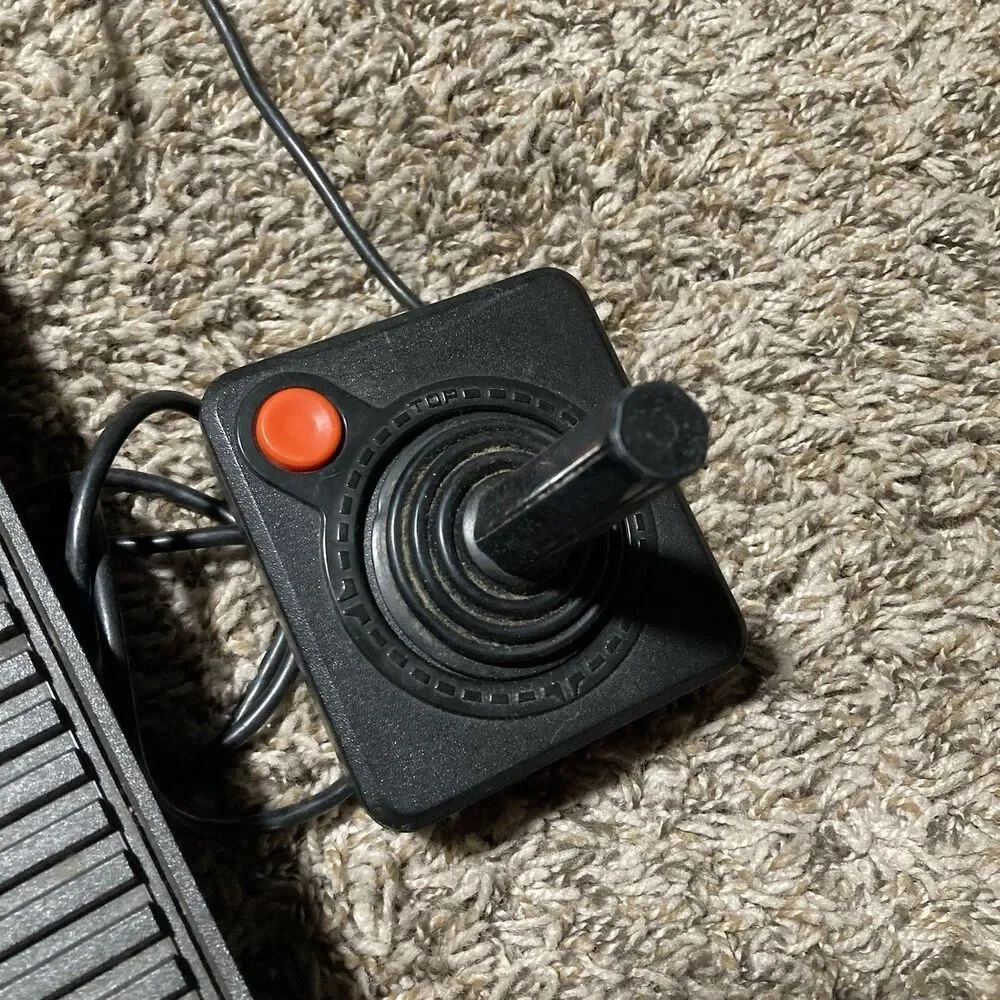 Atari Video Computer System Console with Black and Woodgrain Finish